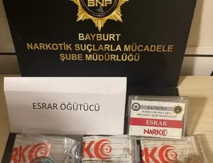 Bayburt’ta Araçta Uyuşturucu Ele Geçirildi