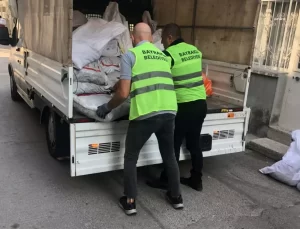 Bayraklı Belediyesi 112 Aileye Yakacak Desteği Sağladı