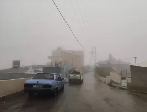 Belen’de Sis Trafiği Olumsuz Etkiledi
