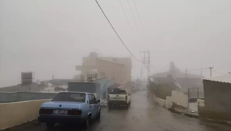 Belen’de Sis Trafiği Olumsuz Etkiledi