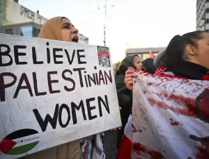 Berlin’de Gazze ve Lübnan İçin Protesto