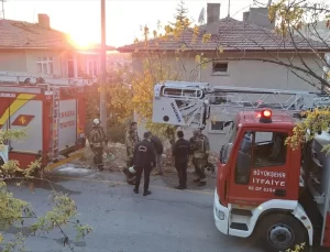 Beypazarı’nda Ev Yangını