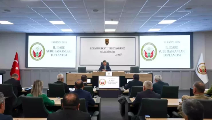 Bilecik’te İl İdare Toplantısı