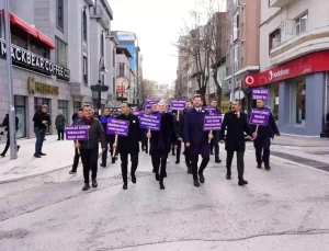 Bilecik’te ‘Kadına Karşı Şiddete Hayır’ Yürüyüşü