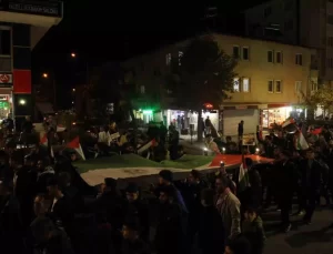 Bingöl’de Gazze İçin Yürüyüş Düzenlendi