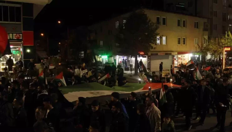 Bingöl’de Gazze İçin Yürüyüş Düzenlendi
