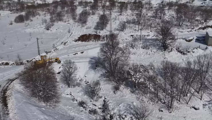 Bingöl’de Kar Yağışı Nedeniyle Kapanan Köy Yollarından 34’ü Açıldı