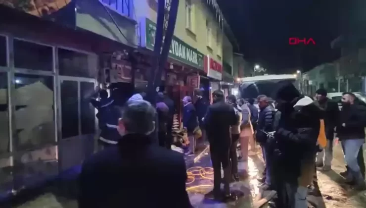 Bingöl’de Market Yangını Kontrol Altına Alındı