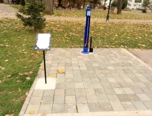 Bisiklet Tamir İstasyonu Saldırıya Uğradı