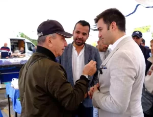 Bodrum Belediye Başkanı Mandalinci, Farilya ve Gündoğan’da Esnaf ve Vatandaşlarla Buluştu