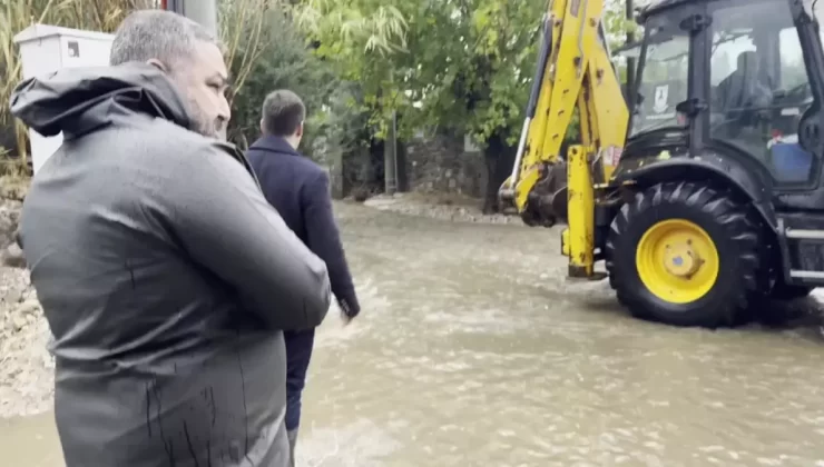 Bodrum Belediyesi’nden Sağanak Yağışlarla Mücadele