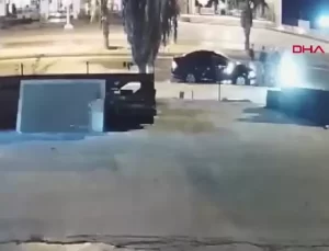 Bodrum’da Motosikletli Grupla Otomobil Sürücüsü Arasında Kavga