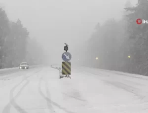 Bolu Dağı’nda Kar Yağışı Başladı
