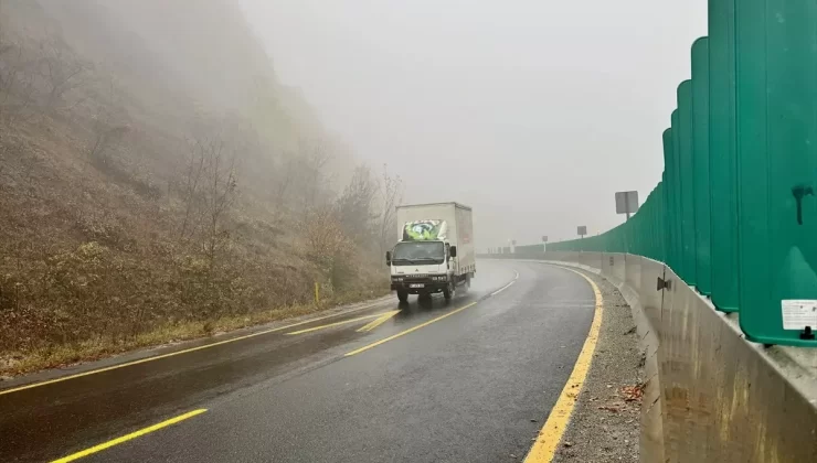 Bolu Dağı’nda Sis Etkili