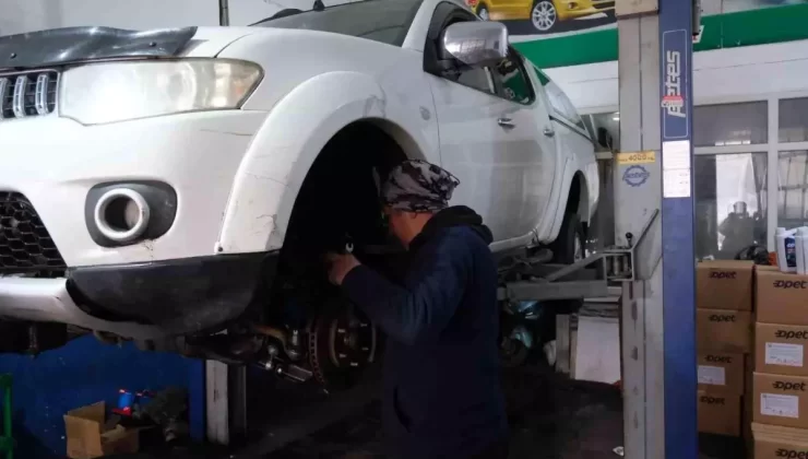 Bolu’da Kışlık Araç Bakımına Yoğun İlgi