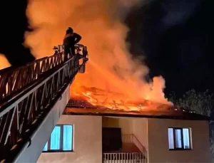 Bolu’da Müstakil Evde Yangın