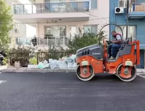 Bornova Belediyesi Yol Çalışmalarına Devam Ediyor