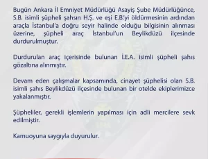 Boşanma Aşamasındaki Şüpheli İki Kişiyi Öldürdü