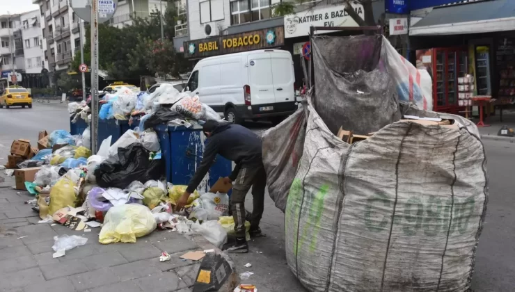 Buca’da İşçiler Grevde, Sokaklar Çöp İçinde