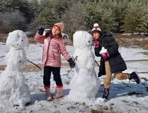 Buldan’da Mevsimin İlk Karı Yağdı