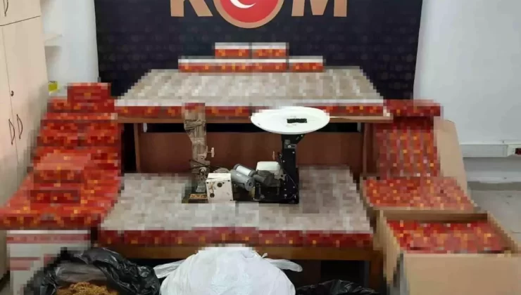 Burdur’da Kaçak Sigara Operasyonu