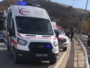 Burdur’da Zincirleme Kaza: 2 Yaralı