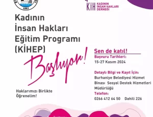Burhaniye’de Kadının İnsan Hakları Eğitim Programı Düzenleniyor