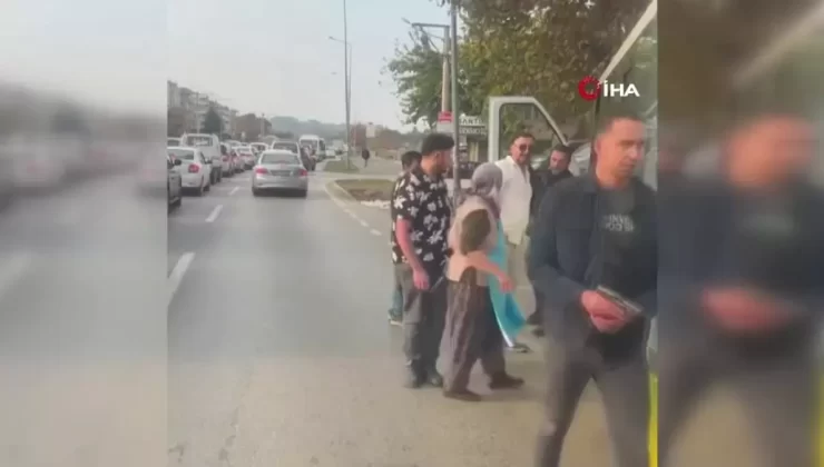 Bursa’da Otobüs Durağında Silahlı Tartışma