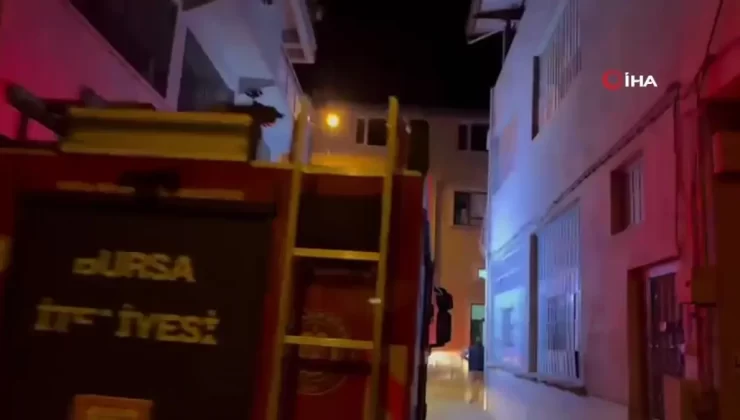 Bursa’da Tekstil Fabrikasında Yangın