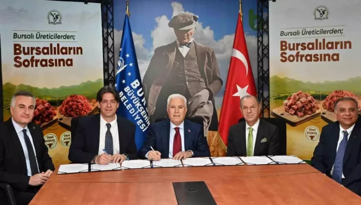 Bursa’da Uygun Fiyatla Kaliteli Et İçin Protokol İmzalandı