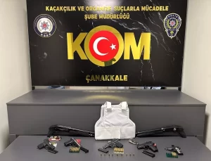 Çanakkale ve Kocaeli’de Silah Kaçakçılığı Operasyonu