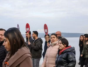 Çanakkale’de Kadına Yönelik Şiddet Yürüyüşü