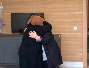 Çankırı’da anne ve kızının 28 yıl sonra buluşma anı