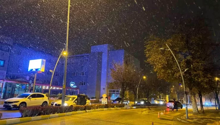 Çankırı’da Kar Yağışı Sevinci