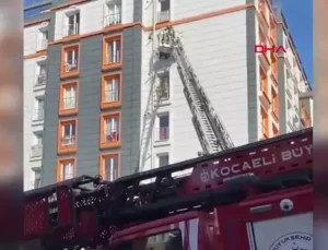 Çayırova’da 5 Katlı Apartmanda Yangın
