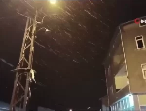 Çelikhan’da İlk Kar Yağışı