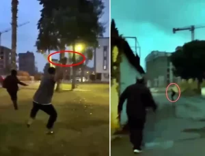 Cemaat, müezzini bıçakla tehdit edip camiye sokmayan madde bağımlısını taşladı