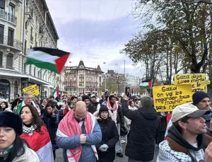 Cenevre’de İsrail’e Protesto