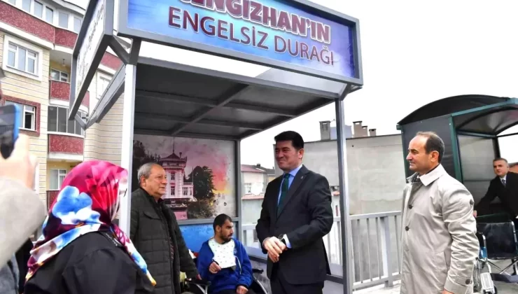 Cengizhan’a Özel Engelsiz Durağı Yapıldı
