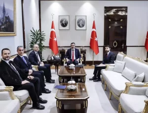 Cevdet Yılmaz, AB Türkiye Delegasyonu Başkanı’nı Kabul Etti