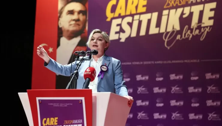 CHP Kadın Kolları’ndan 25 Kasım Etkinliği: ‘Çare Eşitlikte Çalıştayı’