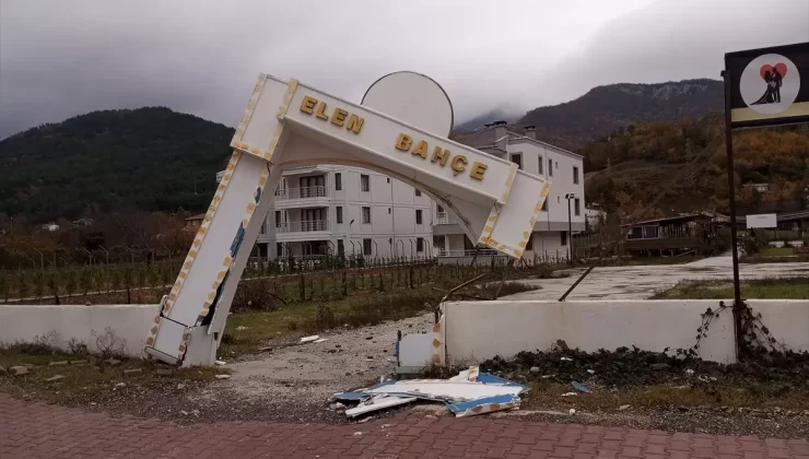 Cide’de Fırtına ve Su Baskınları