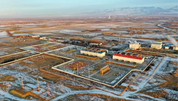 Çin-Orta Asya Doğalgaz Boru Hattı 500 milyar metreküp gaz taşıdı