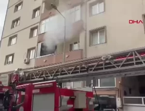 Çorlu’da Balkonda Yangın Çıktı