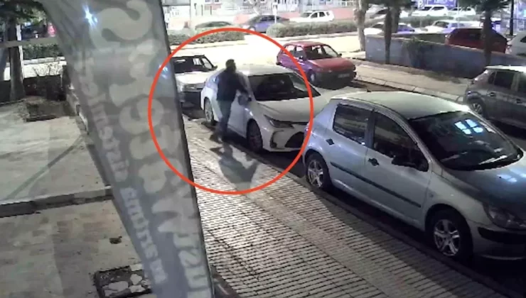 Çorum’da Gece Araba Aynalarını Kıran Şahıs Gözaltına Alındı