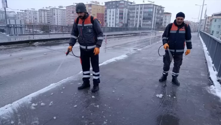 Çorum’da Kar Yağışı Etkili Oldu