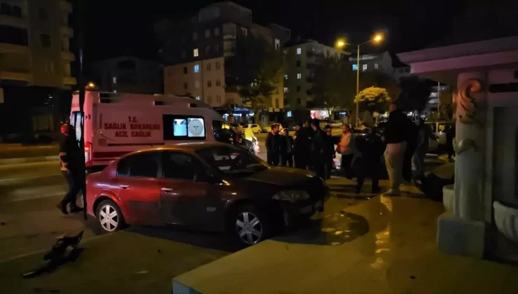 Çorum’da kaza: Sürücü hastaneye kaldırıldı
