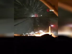 Çorum’da Yoğun Kar Yağışı