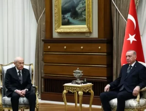 Cumhurbaşkanı Erdoğan, Bahçeli’yi kabul etti