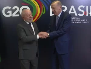 Cumhurbaşkanı Erdoğan, Brezilya Devlet Başkanı Lula da Silva ile görüştü